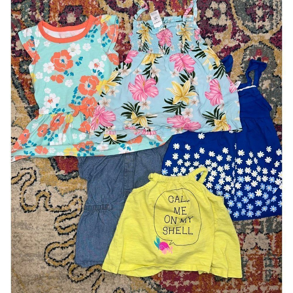 Baby Girl Top/Dress Bundle (SET OF 5)